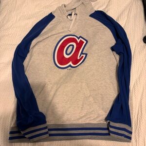 Vintage ATL Braves Logo Fanatics Hoodie